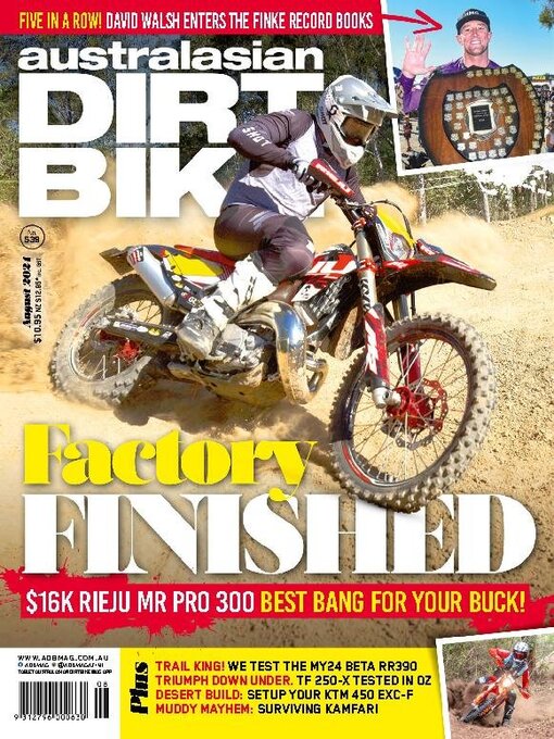 Title details for Australasian Dirt Bike Magazine by Citrus Media Digital Pty Ltd. - Available